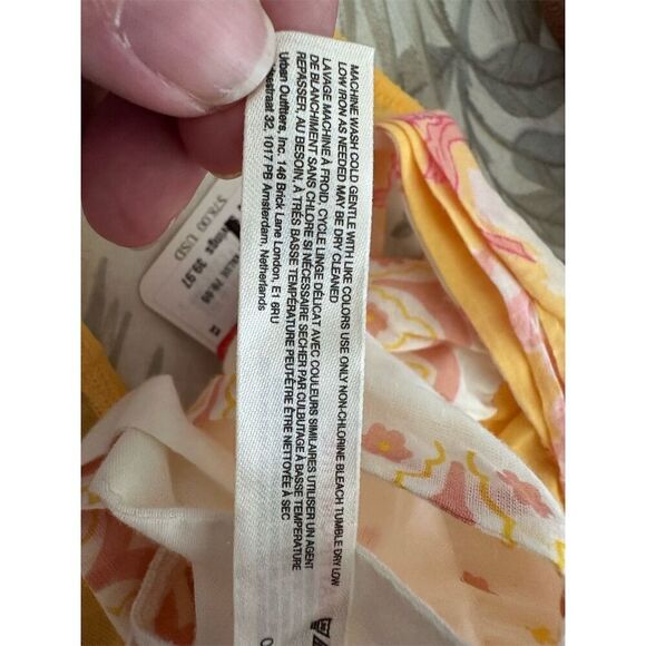 Free People Intimately Women's Floral Bodysuit Multicolor Size M Boho Chic - Picture 5 of 5